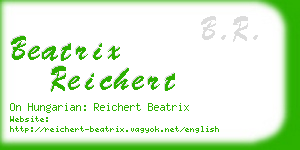 beatrix reichert business card